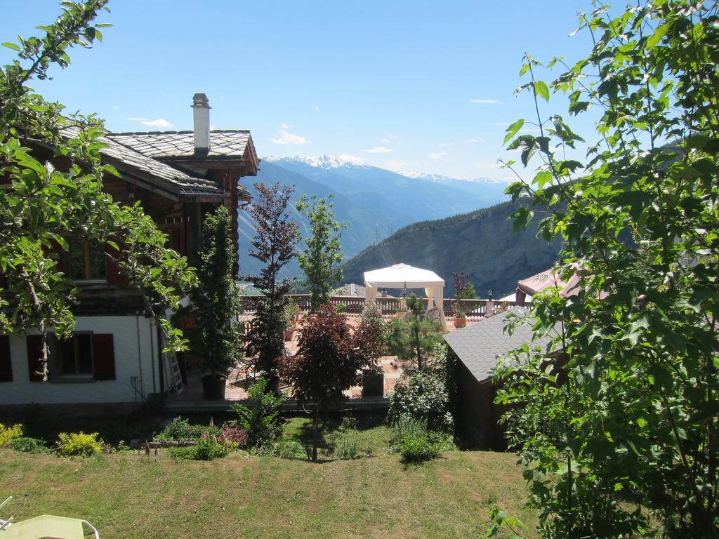 La Demeure Des Elfes Bed & Breakfast Albinen Exterior foto