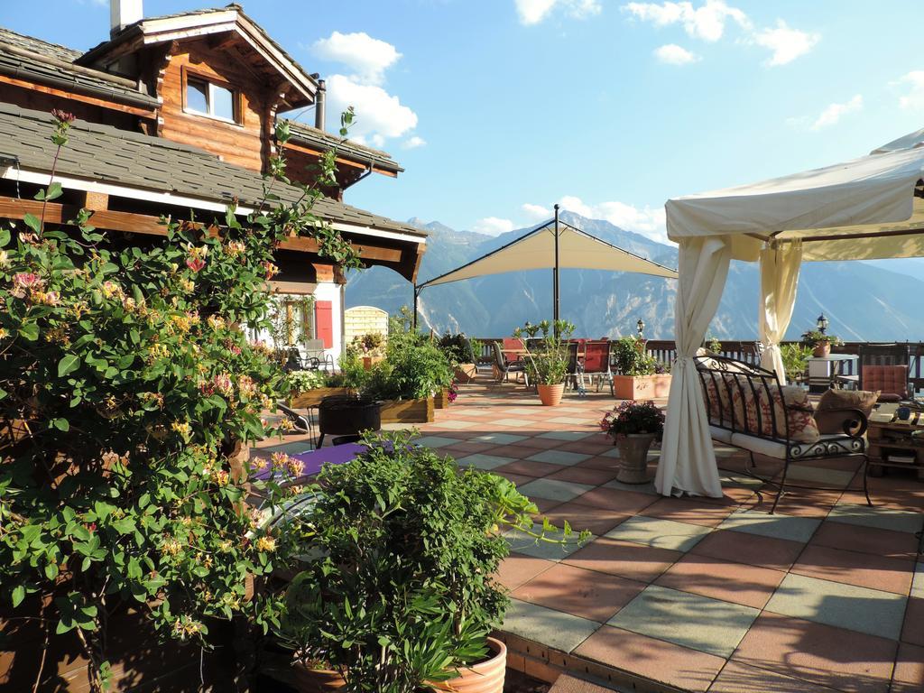 La Demeure Des Elfes Bed & Breakfast Albinen Exterior foto