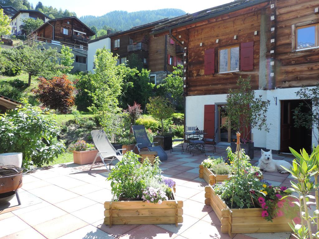 La Demeure Des Elfes Bed & Breakfast Albinen Exterior foto