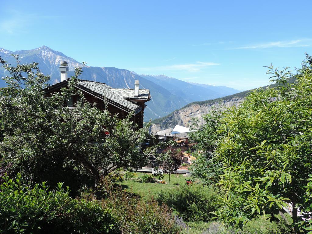 La Demeure Des Elfes Bed & Breakfast Albinen Exterior foto